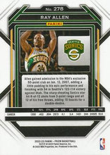 تحميل الصورة إلى عارض المعرض، 2022-23 Panini Prizm Silver Ray Allen #278 Seattle Supersonics