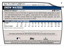 将图片加载到图库查看器,2023 Topps Big League Drew Waters Rookie #7 Kansas City Royals