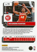 Load image into Gallery viewer, 2022-23 Donruss Optic De'Andre Hunter #112 Atlanta Hawks
