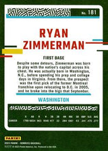 Load image into Gallery viewer, 2023 Panini Donruss Ryan Zimmerman #181 Washington Nationals