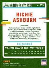Load image into Gallery viewer, 2023 Panini Donruss Richie Ashburn #239 Philadelphia Phillies