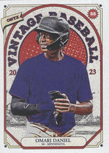将图片加载到图库查看器,2023 Onyx Vintage #OVOD - Omari Daniel - Minnesota Twins