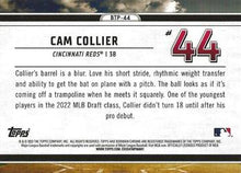 将图片加载到图库查看器,2023 Bowman Chrome #BTP-44 Cam Collier Scouts Top 100 Refractor Cincinnati Reds