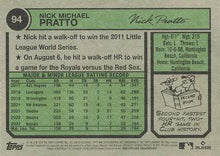 تحميل الصورة إلى عارض المعرض، 2023 Topps Heritage Nick Pratto RC #94 Kansas City Royals