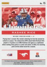 将图片加载到图库查看器,2023 Panini Chronicles Draft Picks #15 - Rashee Rice - SMU Mustangs