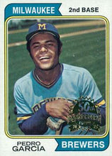تحميل الصورة إلى عارض المعرض، عمليات إعادة شراء Topps Heritage 50th Anniversary لعام 2023 #142 Pedro Garcia - Milwaukee Brewers