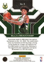 将图片加载到图库查看器,2022-23 Panini Prizm MarJon Beauchamp Emergent #3 Milwaukee Bucks