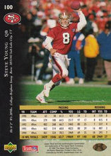 Load image into Gallery viewer, 1995 Upper Deck Steve Young #100 San Francisco 49ers
