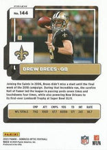 将图片加载到图库查看器,2022 Panini Donruss Optic Holo Drew Brees #144 New Orleans Saints