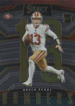 Load image into Gallery viewer, 2022 Panini Select Numbers Rookie Brock Purdy RC #SN-5 San Francisco 49ers