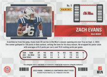 将图片加载到图库查看器,Panini Chronicles Draft Picks - Contenders College Ticket #9 Zach Evans - Ole Miss Rebels
