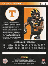 Load image into Gallery viewer, 2023 Panini Chronicles Pinnacle Draft Picks #14 Hendon Hooker - Tennessee Volunteers