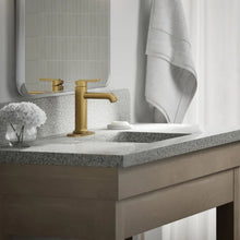 Load image into Gallery viewer, Kohler Cordate Single-handle Bathroom Faucet Gold