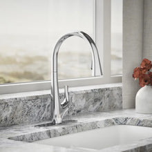 Load image into Gallery viewer, Kohler Bevin Pull Down Kitchen Faucet Chrome