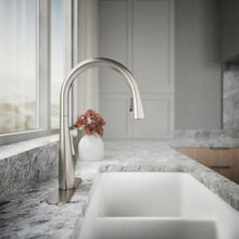 将图片加载到图库查看器,Kohler Bevin Pull-down Kitchen Faucet Stainless Steel