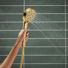 تحميل الصورة إلى عارض المعرض، Kohler HydroRail 3-in-1 Multifunction Showerhead and Column Kit Gold
