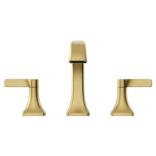 将图片加载到图库查看器,Kohler Riverly Widespread Bathroom Sink Faucet Gold