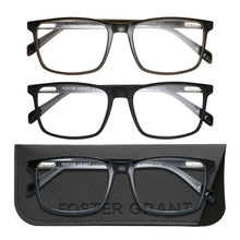 将图片加载到图库查看器,Design Optics by Foster Grant Classic Plastic Square Reading Glasses, 3-pack