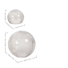 将图片加载到图库查看器,Evergreen LED Glass Cubes and Spheres Towers, Set of 2