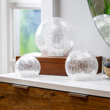 将图片加载到图库查看器,Evergreen LED Glass Cubes and Spheres Towers, Set of 2