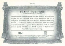 تحميل الصورة إلى عارض المعرض، موسم 2022 Allen & Ginter Banner Frank Robinson #BS-16 Baltimore Orioles