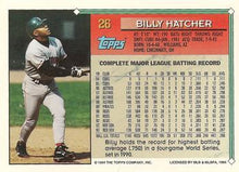 Load image into Gallery viewer, 1994 Topps Billy Hatcher # 26 Boston Red Sox