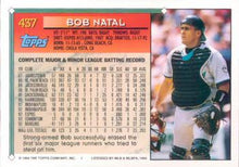 Load image into Gallery viewer, 1994 Topps Bob Natal # 437 Florida Marlins