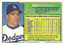 تحميل الصورة إلى عارض المعرض، 1994 Topps Billy Ashley FS # 53 Los Angeles Dodgers