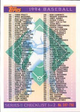 将图片加载到图库查看器,1994 Topps Baseball #758-792 Choose Yours
