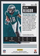 Load image into Gallery viewer, 2020 Panini Contenders Jalen Reagor Green Rookie Ticket Jersey Patch RSV-JRE
