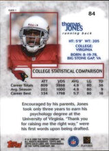 تحميل الصورة إلى عارض المعرض، 2000 Topps Gold Label Thomas Jones #84 San Francisco 49ers