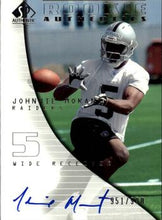 تحميل الصورة إلى عارض المعرض، 2004 SP Authentic Rookie Authentics 449/990 Johnnie Morant #185 Auto