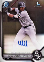 تحميل الصورة إلى عارض المعرض، 2022 Bowman Chrome Prospect ON CARD Auto Wilfred Veras Auto #CPA-WV Chicago White Sox