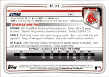 Load image into Gallery viewer, 2009 Topps Bowman 1st Jarren Duran Rookie #BP-144 Boston Red Sox