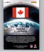 تحميل الصورة إلى عارض المعرض، 2021 Panini Donruss Optic Chase Claypool GloBall Silver Holo #GB-4 Steelers