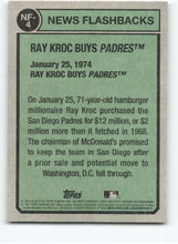 将图片加载到图库查看器,2023 Topps Heritage Flashback 1974 Ray Kroc Buy Padres #NF-4