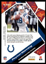 تحميل الصورة إلى عارض المعرض، 2020 Panini Mosaic سوف يفوز بـ Peyton Manning Indianapolis Colts #WW16