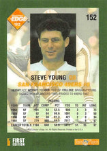 تحميل الصورة إلى عارض المعرض، 1992 إيدج ستيف يونج #152 سان فرانسيسكو 49ers