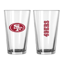 将图片加载到图库查看器,NFL Teams 16 oz Pint Glass - Assorted Team & Style Choose your
