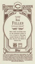 Load image into Gallery viewer, 2012 Topps Gypsy Queen Mini Bob Feller #267 Cleveland Indians