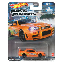 Load image into Gallery viewer, 2023 Hot Wheels Fast & Furious Premium Set of 5, 1/64 Diecast Model Cars HNW46-956A
