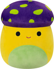 将图片加载到图库查看器,Squishmallows Enid the Neon Yellow and Purple Mushroom 12" Stuffed Plush