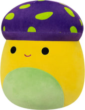 将图片加载到图库查看器,Squishmallows Enid the Neon Yellow and Purple Mushroom 12" Stuffed Plush