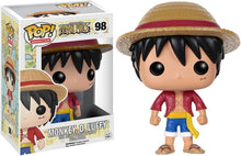 تحميل الصورة إلى عارض المعرض، مجسم من الفينيل قابل للتجميع من مجموعة Funko POP! One Piece Monkey D. Luffy #98 مع حقيبة