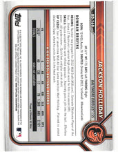 将图片加载到图库查看器,2022 Bowman Jackson Holliday 1st Bowman #BD-168 Baltimore Orioles