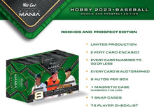 将图片加载到图库查看器,2023 WILD CARD AUTO MANIA BASEBALL FACTORY SEALED BOX 8 AUTOS ROOKIE & PROSPECTS