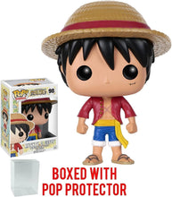 تحميل الصورة إلى عارض المعرض، مجسم من الفينيل قابل للتجميع من مجموعة Funko POP! One Piece Monkey D. Luffy #98 مع حقيبة