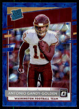 تحميل الصورة إلى عارض المعرض، 2020 Panini Donruss Optic Blue Rated Rookie Antonio Gandy Golden RC #184 Washington Commanders