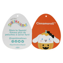 将图片加载到图库查看器,Squishmallows Cinnamoroll Wearing Pumpkin Costume 6.5" 2023 Sanrio Halloween Collection Stuffed Plush