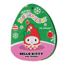 Load image into Gallery viewer, Squishmallows My Melody Wearing Christmas Outfit 6.5" 2023 Sanrio Winter Collection Stuffed Plush